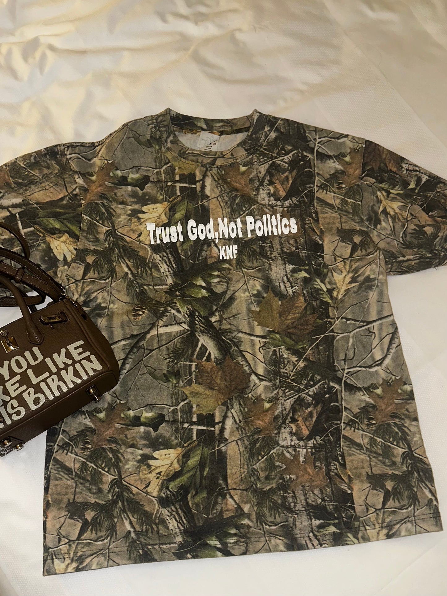 Trust God Camo Tee